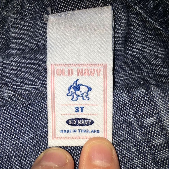Old Navy Jean dress size 3T - Picture 3 of 4